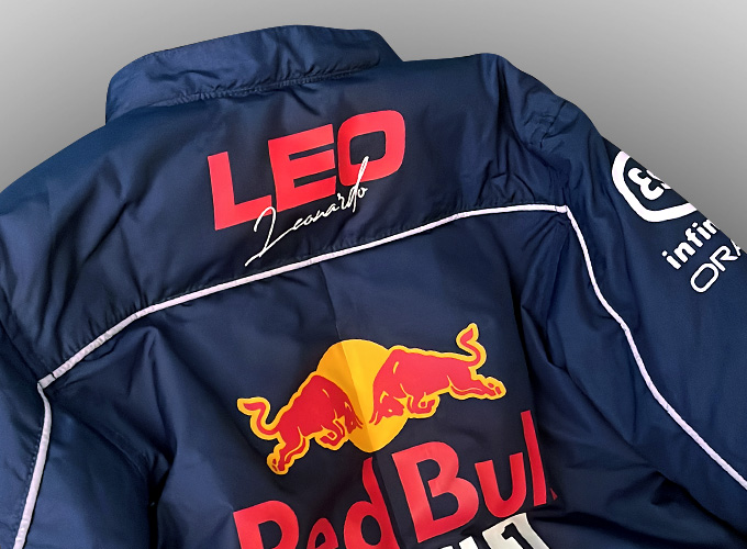 Disfraz infantil personalizado Red Bull Racing
