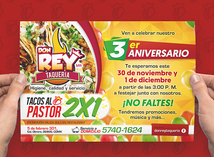 Flyer Don Rey Aniversario
